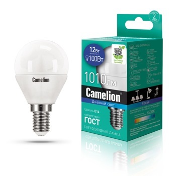 Camelion LED12-G45/865/E14 (Эл.лампа светодиодная 12Вт 220В)